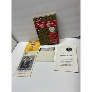 Expert Software Perfect Labels For IBM/TANDY Mailing List Manager ES812 5.25 VTG